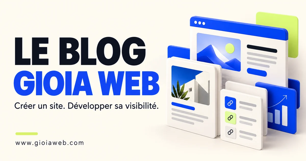 Le blog GIOIA WEB : créer un site et développer sa visibilité.